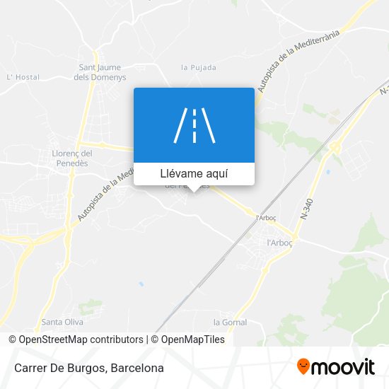 Mapa Carrer De Burgos