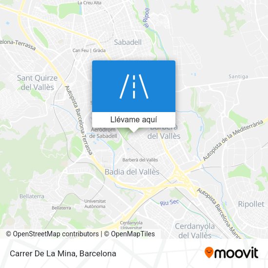 Mapa Carrer De La Mina