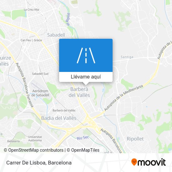Mapa Carrer De Lisboa