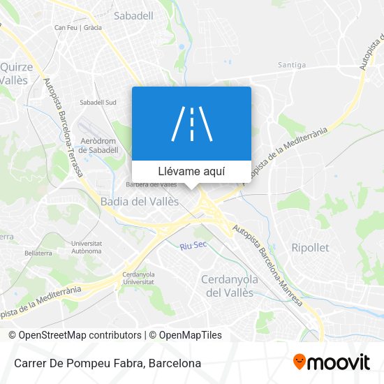 Mapa Carrer De Pompeu Fabra