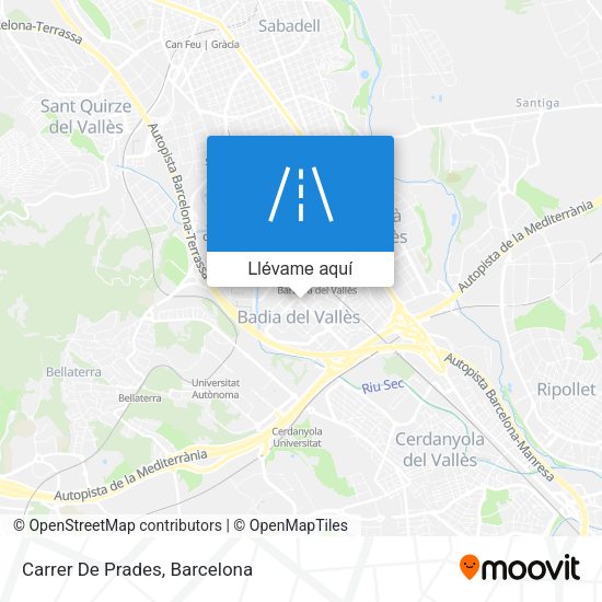 Mapa Carrer De Prades