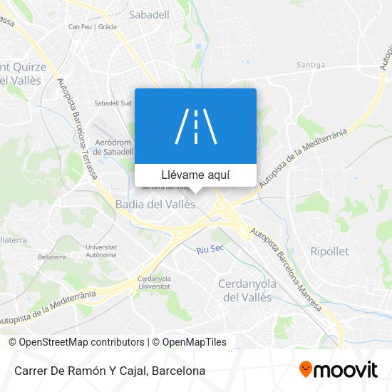Mapa Carrer De Ramón Y Cajal