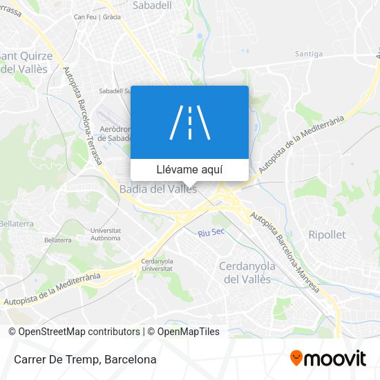 Mapa Carrer De Tremp