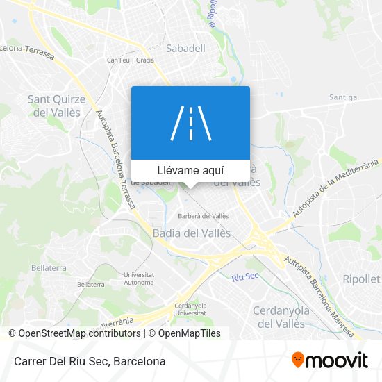 Mapa Carrer Del Riu Sec