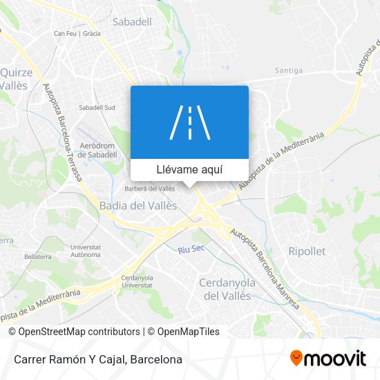 Mapa Carrer Ramón Y Cajal