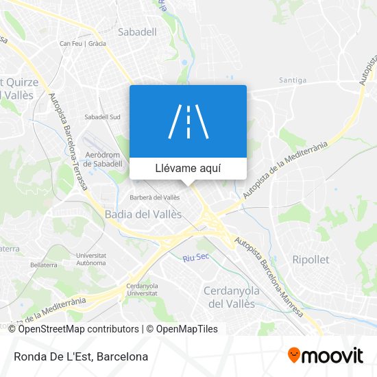 Mapa Ronda De L'Est
