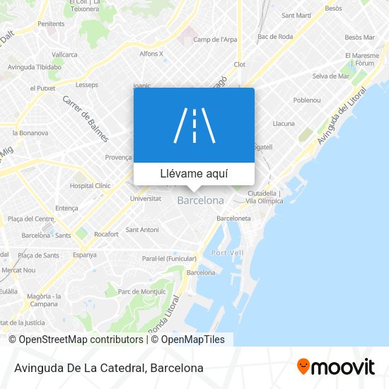 Mapa Avinguda De La Catedral