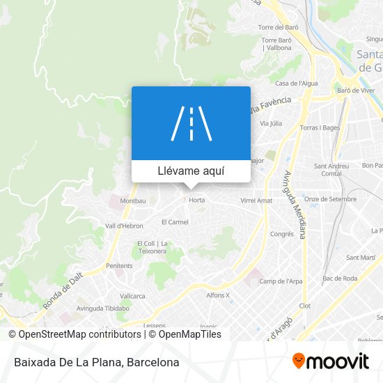 Mapa Baixada De La Plana