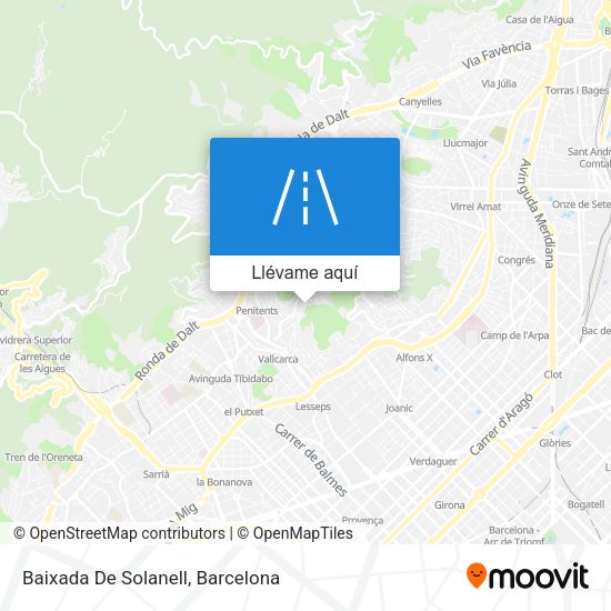 Mapa Baixada De Solanell