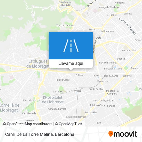 Mapa Camí De La Torre Melina