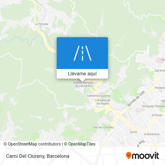 Mapa Camí Del Ciureny