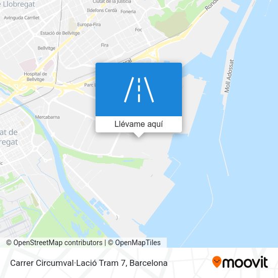 Mapa Carrer Circumval·Lació Tram 7