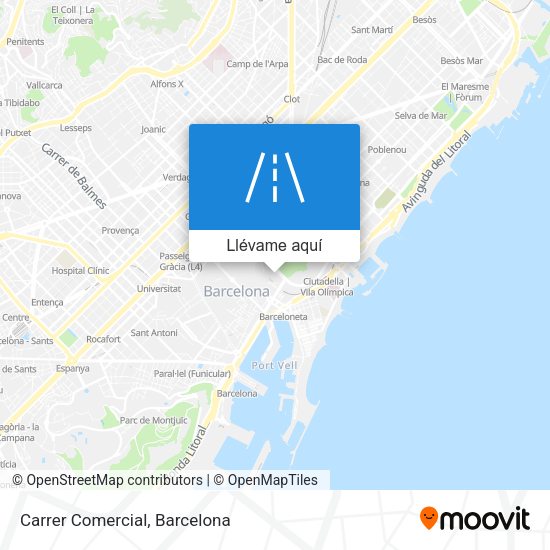 Mapa Carrer Comercial