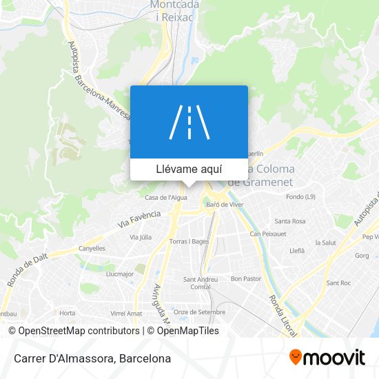 Mapa Carrer D'Almassora