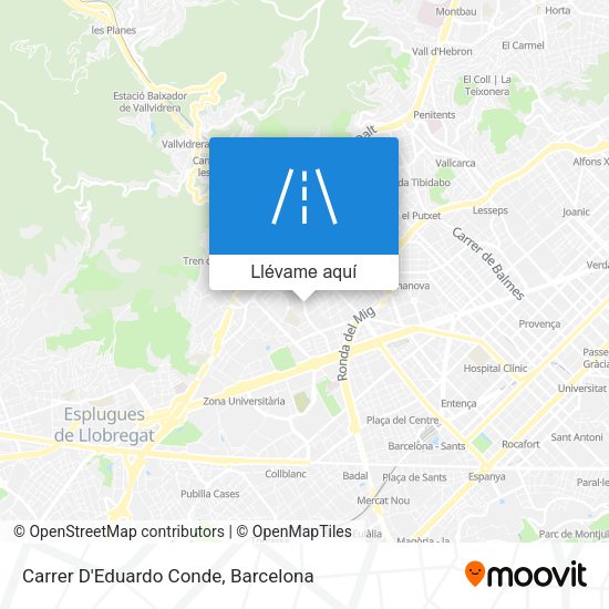 Mapa Carrer D'Eduardo Conde