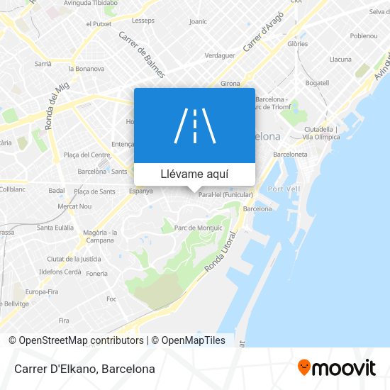 Mapa Carrer D'Elkano