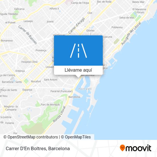 Mapa Carrer D'En Boltres
