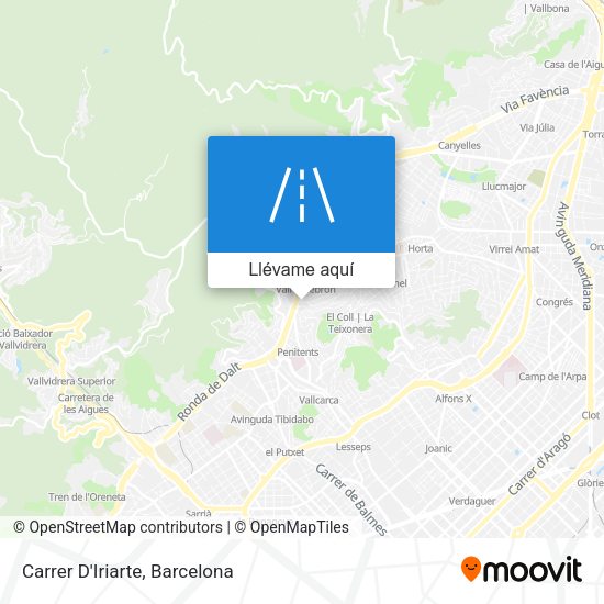 Mapa Carrer D'Iriarte