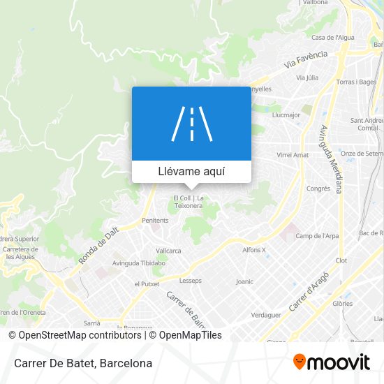 Mapa Carrer De Batet