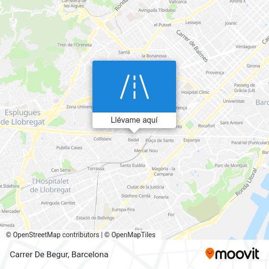 Mapa Carrer De Begur