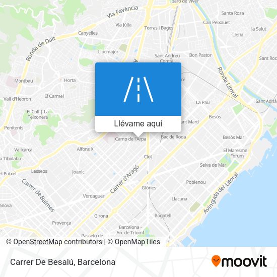 Mapa Carrer De Besalú