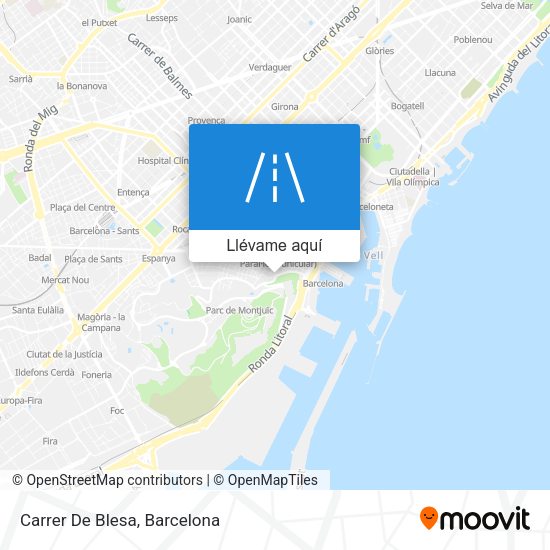 Mapa Carrer De Blesa