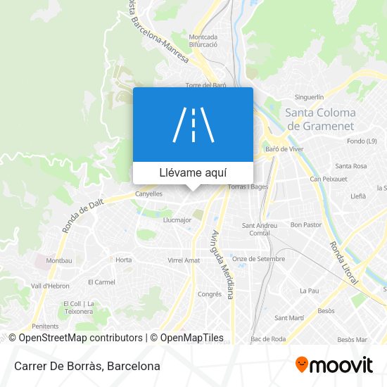 Mapa Carrer De Borràs