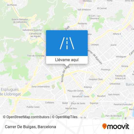 Mapa Carrer De Buïgas