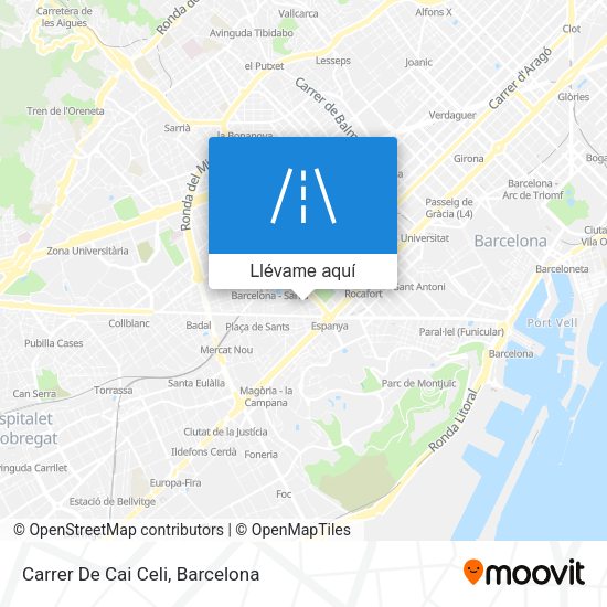 Mapa Carrer De Cai Celi