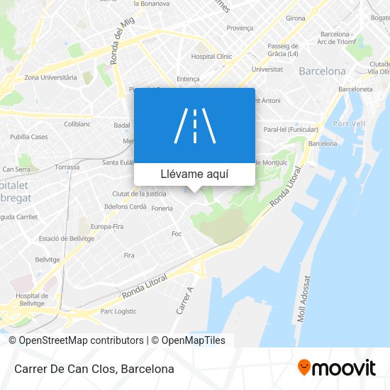 Mapa Carrer De Can Clos