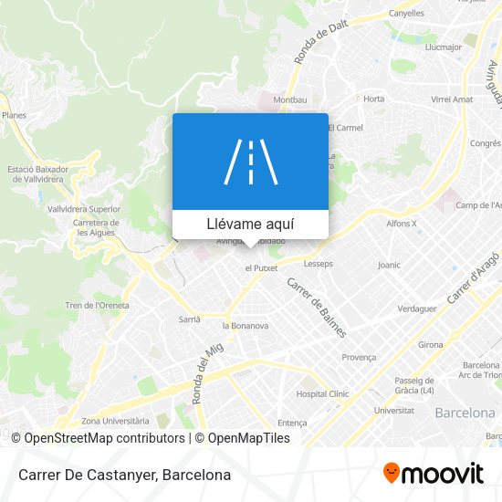Mapa Carrer De Castanyer