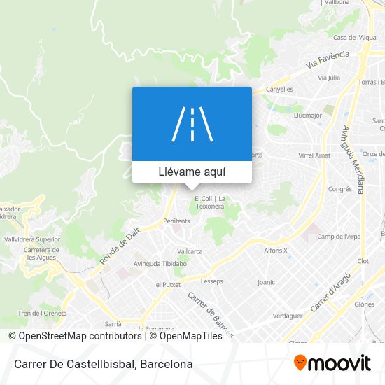 Mapa Carrer De Castellbisbal
