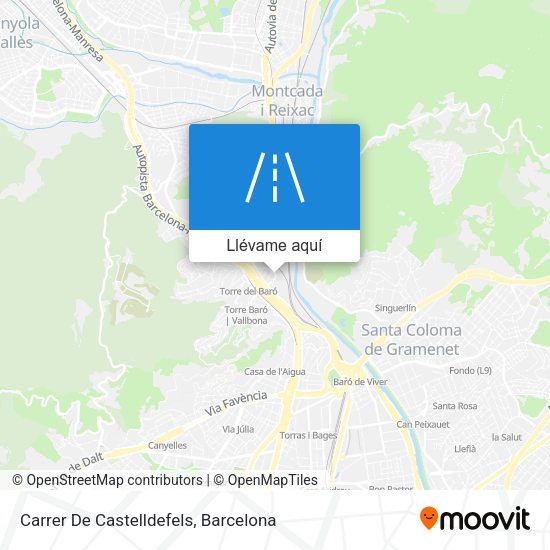 Mapa Carrer De Castelldefels