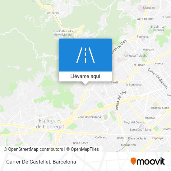 Mapa Carrer De Castellet