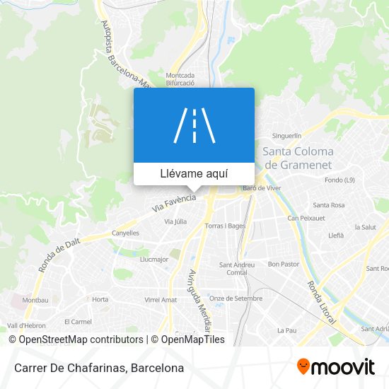 Mapa Carrer De Chafarinas