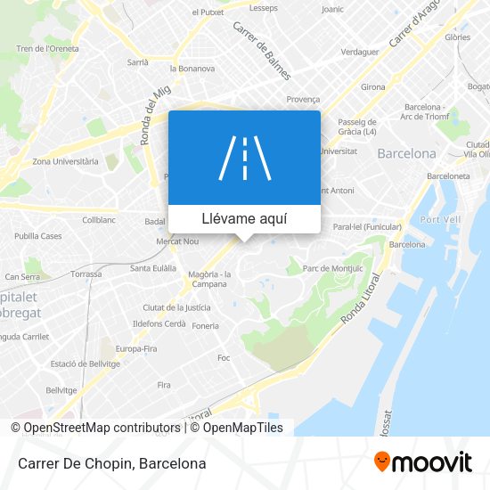 Mapa Carrer De Chopin