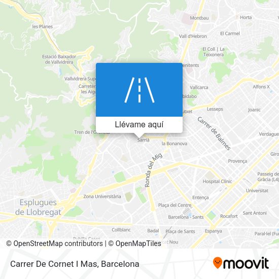 Mapa Carrer De Cornet I Mas