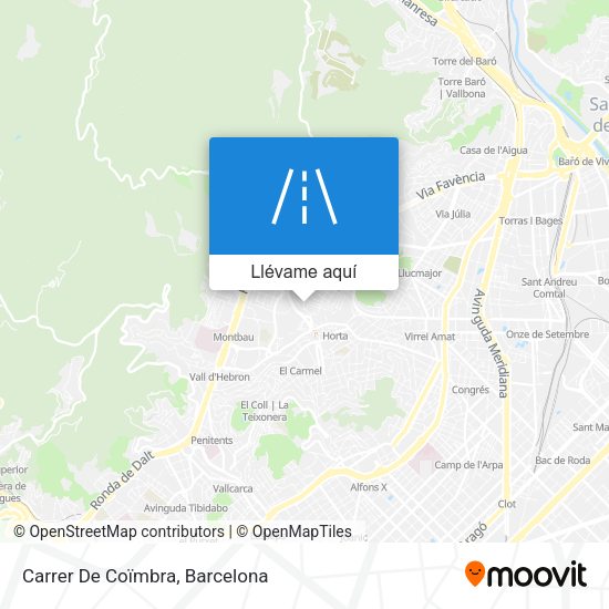 Mapa Carrer De Coïmbra