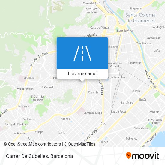 Mapa Carrer De Cubelles