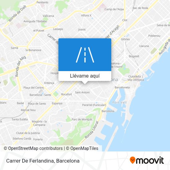 Mapa Carrer De Ferlandina