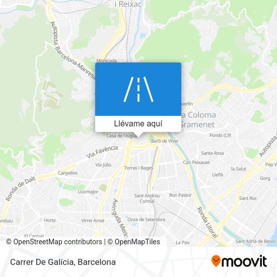 Mapa Carrer De Galícia