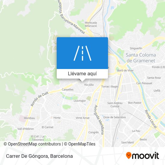 Mapa Carrer De Góngora