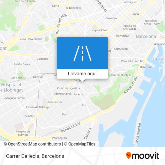 Mapa Carrer De Iecla