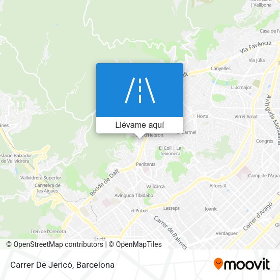 Mapa Carrer De Jericó