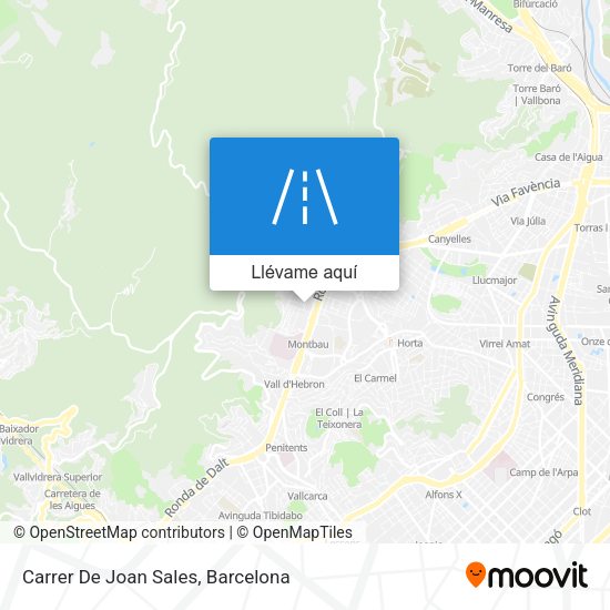 Mapa Carrer De Joan Sales