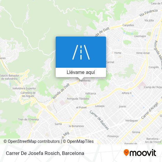 Mapa Carrer De Josefa Rosich