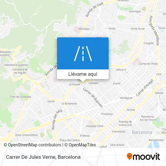 Mapa Carrer De Jules Verne