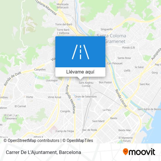 Mapa Carrer De L'Ajuntament