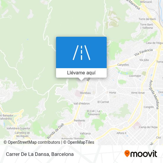 Mapa Carrer De La Dansa