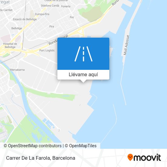 Mapa Carrer De La Farola